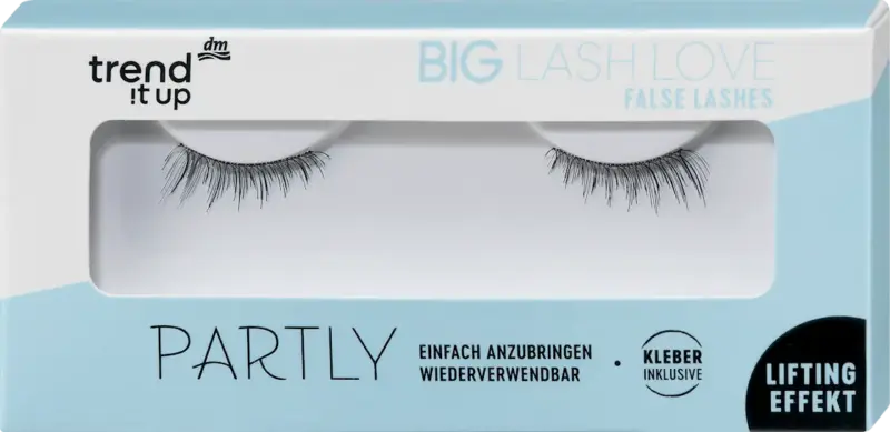 trend !t up K&uuml;nstliche Wimpern Big Lash Love Partly (1 Paar)