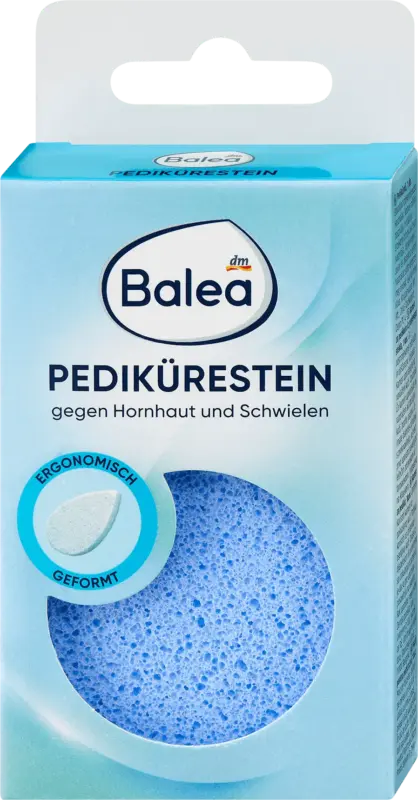 Balea Pedik&uuml;restein in Tropfenform