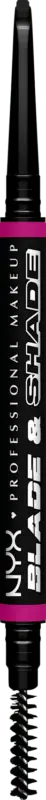 NYX PROFESSIONAL MAKEUP Augenbrauenstift Blade & Shade Nano 12 Black