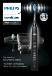 Philips Sonicare Elektrische Zahnb&uuml;rste Diamond Clean 9000 schwarz