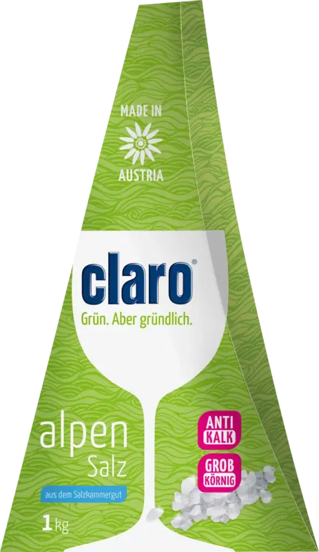 claro Geschirrsp&uuml;l-Salz Alpensalz