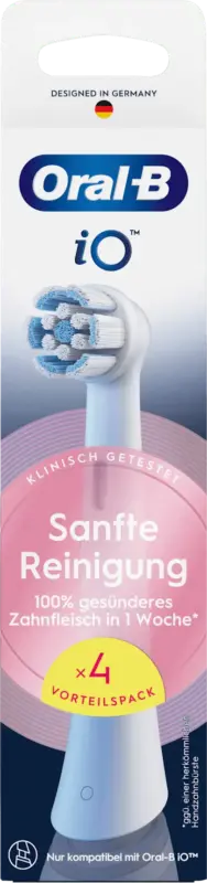 Oral-B Aufsteckb&uuml;rste iO Sanfte Reinigung wei&szlig;