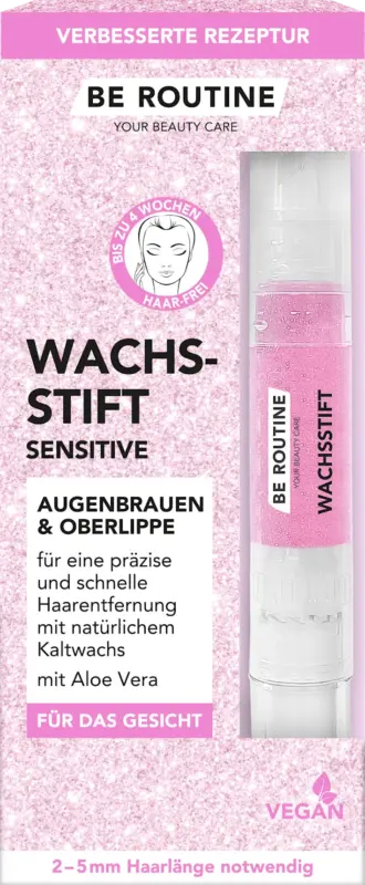 BE ROUTINE Wachsstift Augenbrauen & Oberlippe Sensitive