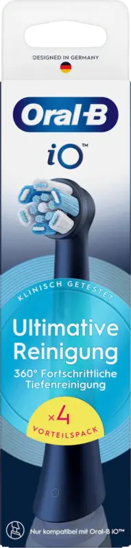 Oral-B Aufsteckb&uuml;rste iO Ultimative Reinigung schwarz