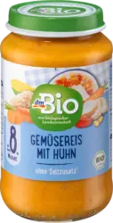 dmBio Men&uuml; Gem&uuml;sereis mit Huhn ab dem 8. Monat
