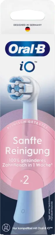 Oral-B Aufsteckb&uuml;rste iO Sanfte Reinigung wei&szlig;