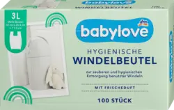 babylove Windelbeutel hygienisch