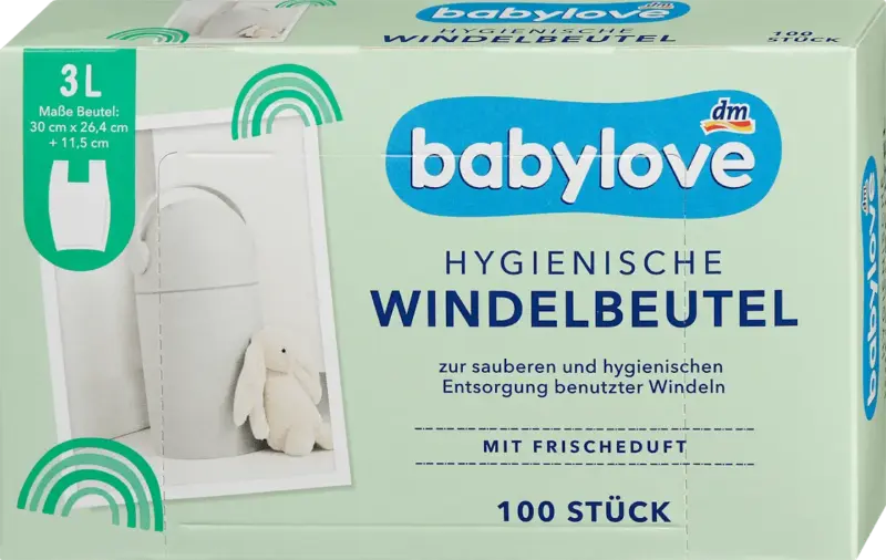 babylove Windelbeutel hygienisch