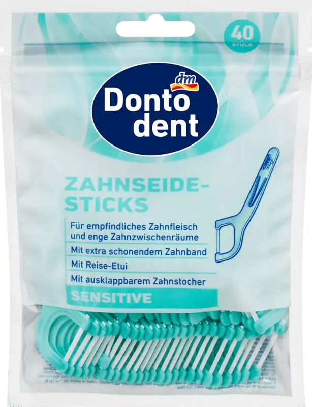 Dontodent Zahnseidesticks Sensitive