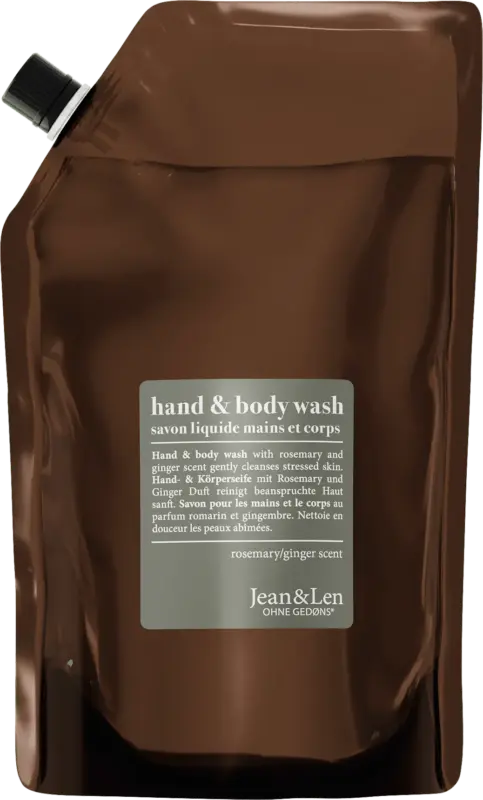 Jean&Len Hand- & K&ouml;rperseife Rosemary Ginger Scent Nachf&uuml;llpack