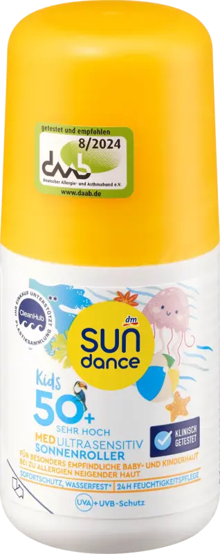 SUNDANCE Sonnenroller Kids MED ultra sensitiv LSF 50+