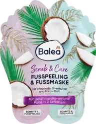Balea Balea Fusspeeling & Fussmaske Scrub & Care
