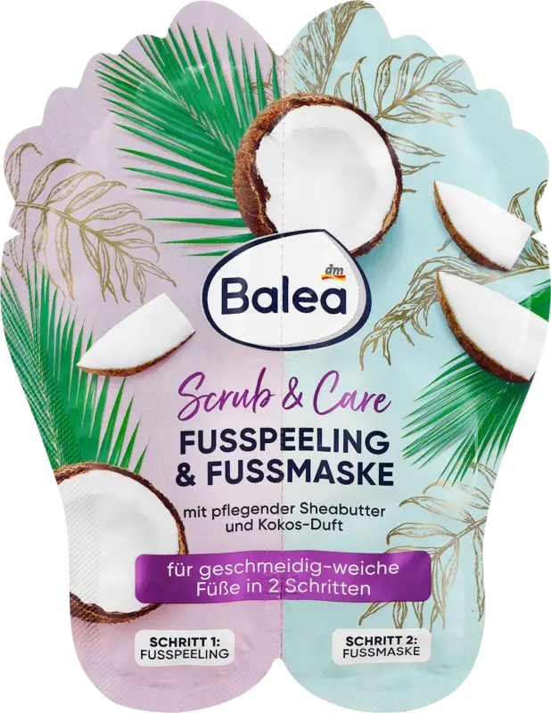Balea Balea Fusspeeling & Fussmaske Scrub & Care