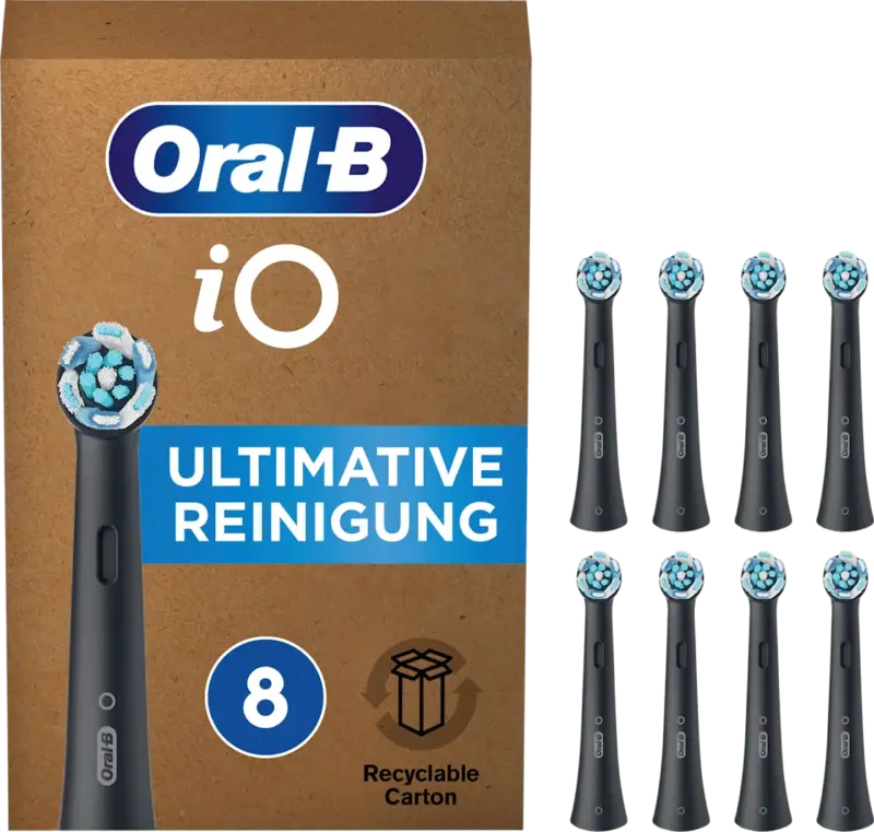 Oral-B Aufsteckb&uuml;rsten iO Ultimative Reinigung schwarz