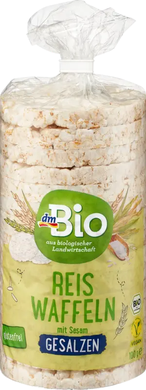 dmBio Reiswaffeln mit Sesam gesalzen
