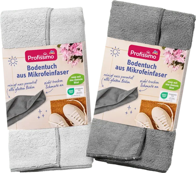 Profissimo Bodentuch aus Mikrofeinfaser sortiert