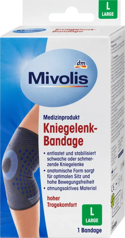 Mivolis Bandage f&uuml;r das Kniegelenk Gr. L