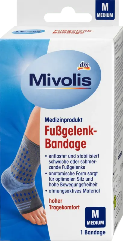 Mivolis Bandage Fu&szlig;gelenk Gr. M