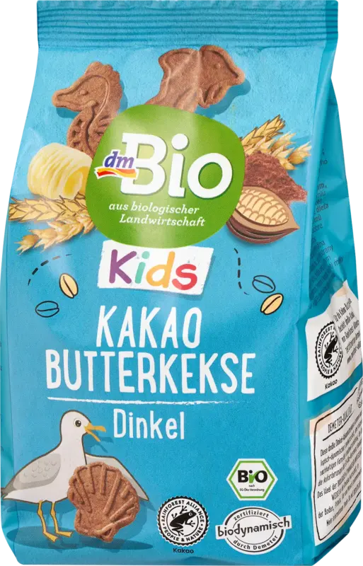 dmBio Kindersnack Kakao Butterkeks Dinkel ab 3 Jahren