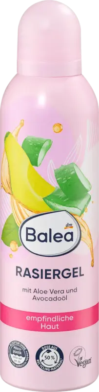 Balea Rasiergel mit Aloe Vera und Avocado&ouml;l