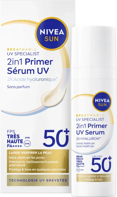NIVEA SUN Sonnenfluid Gesicht Primer Serum
