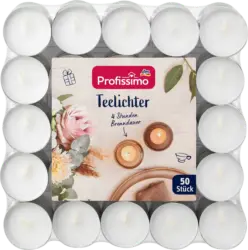 Profissimo Teelichter wei&szlig;
