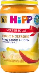 HiPP Frucht & Getreide Mango Bananen Grie&szlig; ab dem 6. Monat
