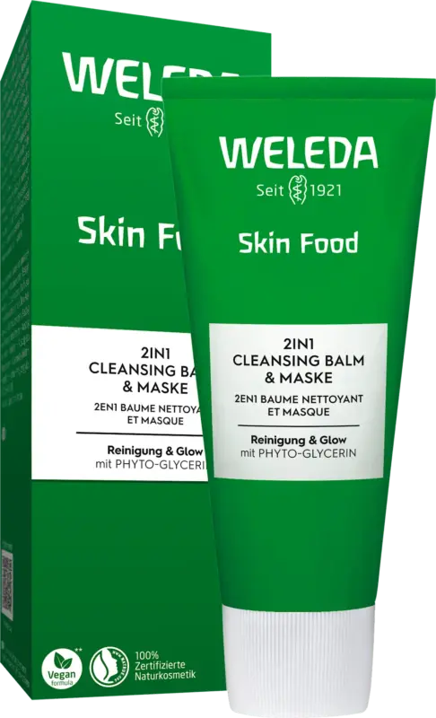 WELEDA 2in1 Reinigungscreme und Maske