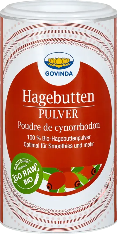 govinda Superfood Pulver Hagebutte