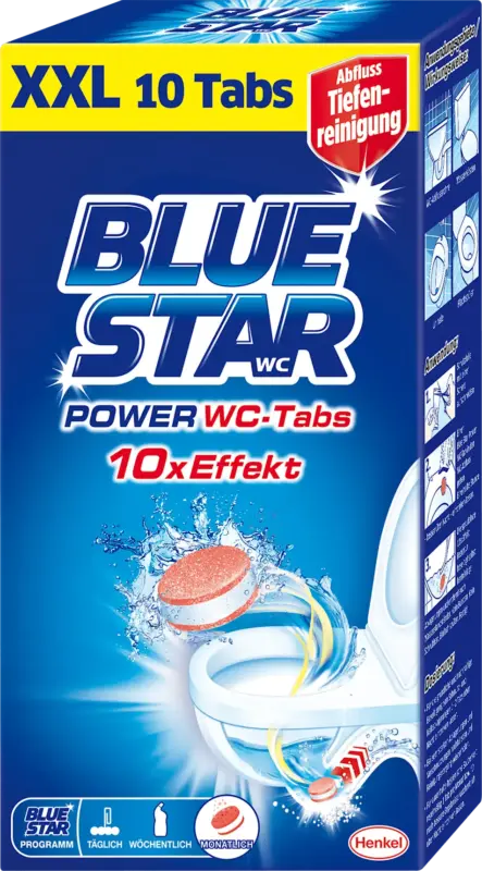 BLUE STAR WC-Reiniger Power Tabs
