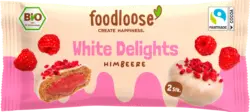 foodloose Fruchtkugeln White Delights Himbeere