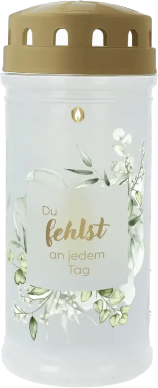 hofer Grablicht LED "Du fehlst"
