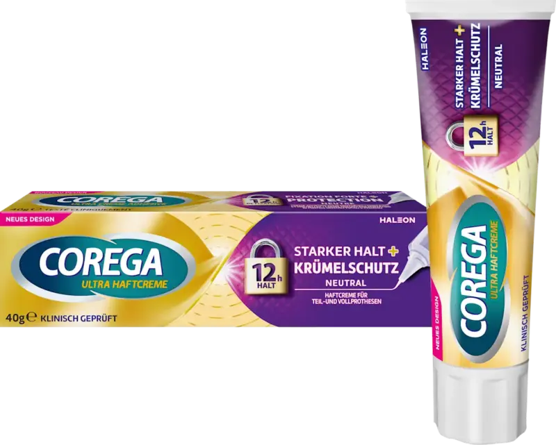 COREGA Haftcreme starker Halt & Kr&uuml;melschutz