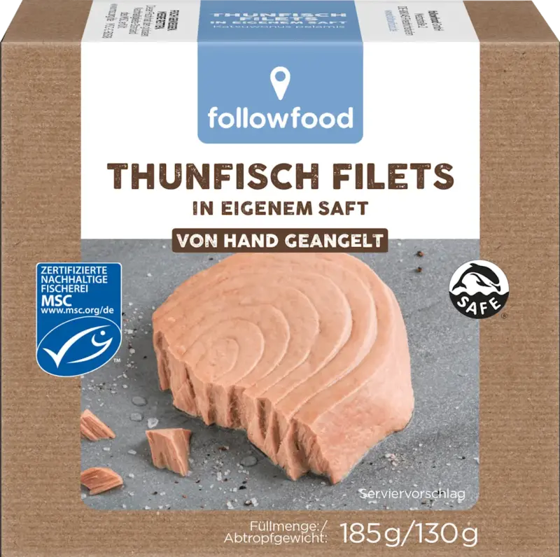 followfood Thunfisch Filets natur