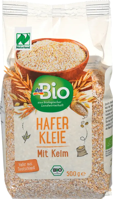 dmBio Getreide Haferkleie mit Keim