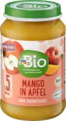 dmBio Fr&uuml;chte Mango in Apfel, ab dem 5. Monat