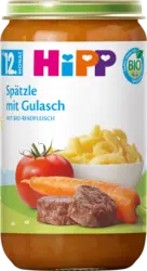 HiPP Men&uuml; Sp&auml;tzle mit Gulasch ab dem 12. Monat