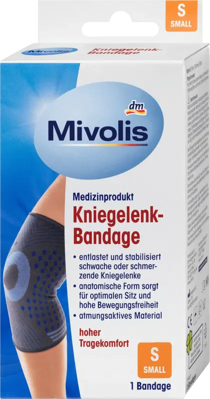 Mivolis Bandage f&uuml;r das Kniegelenk Gr. S