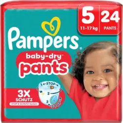 Pampers Windeln Baby Pants Baby Dry Gr. 5 Junior (12-17 kg)
