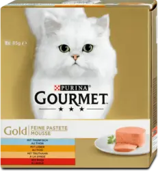 Purina Gourmet Nassfutter Katze Gold Feine Pastete