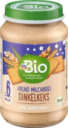 dmBio Abendbrei Milch Dinkelkeks ab dem 6. Monat