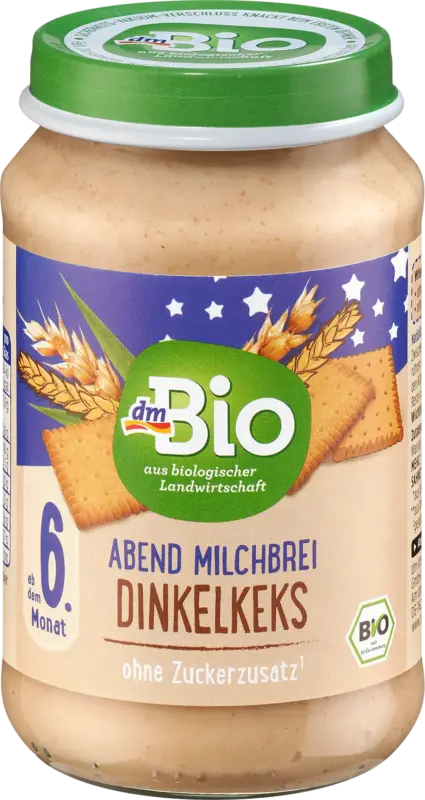 dmBio Abendbrei Milch Dinkelkeks ab dem 6. Monat