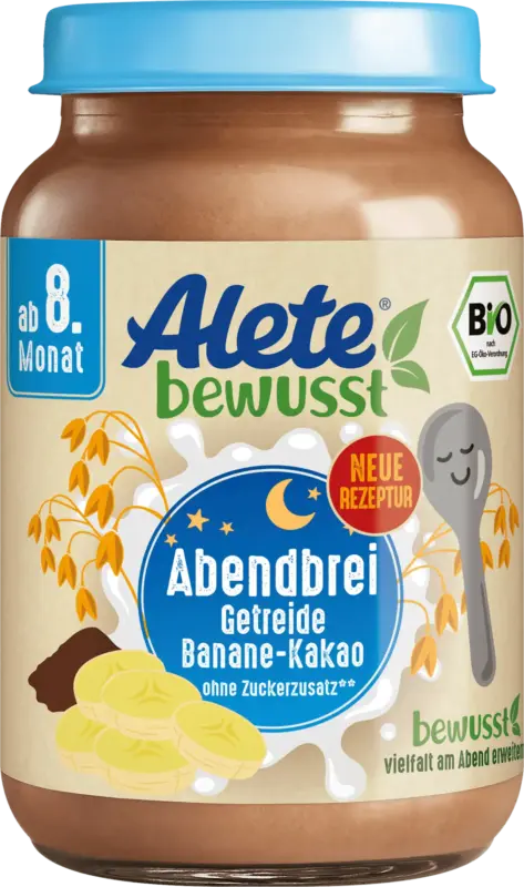 Alete Abendbrei Banane Kakao ab dem 8. Monat