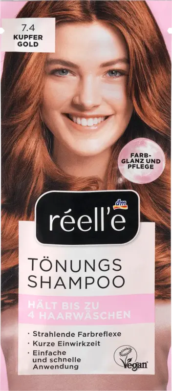 r&eacute;ell&lsquo;e T&ouml;nungsshampoo Kupfergold 7.4