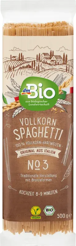 dmBio Nudeln Spaghetti aus Vollkorn