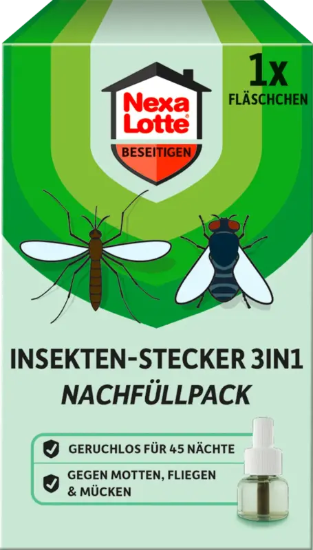 Nexa Lotte Insekten-Stecker 3in1 Nachf&uuml;ller