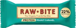 raw bite Proteinriegel Peanut Caramel