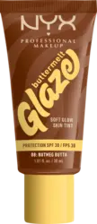 NYX PROFESSIONAL MAKEUP Foundation Buttermelt Glaze mit LSF 30, 08 Nutmeg Butta