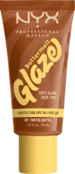 NYX PROFESSIONAL MAKEUP Foundation Buttermelt Glaze mit LSF 30, 07 Toffee Butta