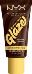 NYX PROFESSIONAL MAKEUP Foundation Buttermelt Glaze mit LSF 30, 10 Chocolate Butta